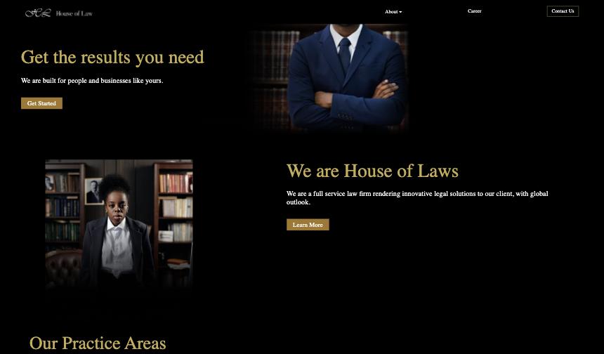 House of Law website